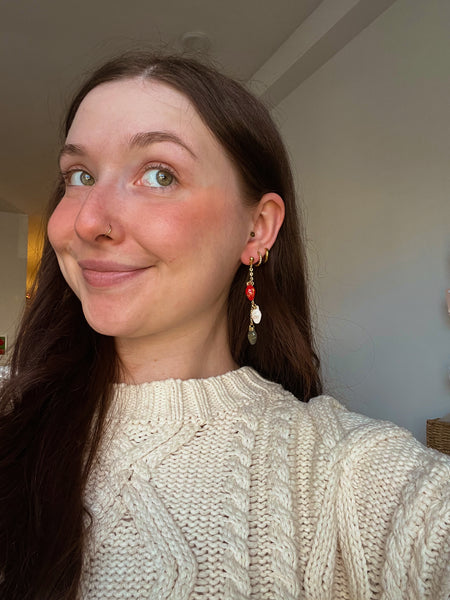 Christmas Light Dangle Earrings