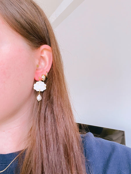 Gold Flake Pearl Shells