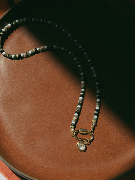 Maisie Beaded Charm Necklace