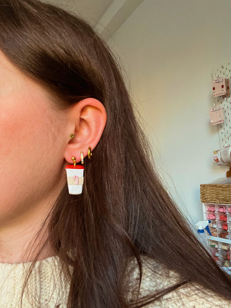 Peppermint Mocha Earrings