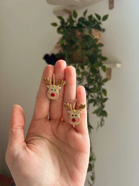 Reindeer Earrings