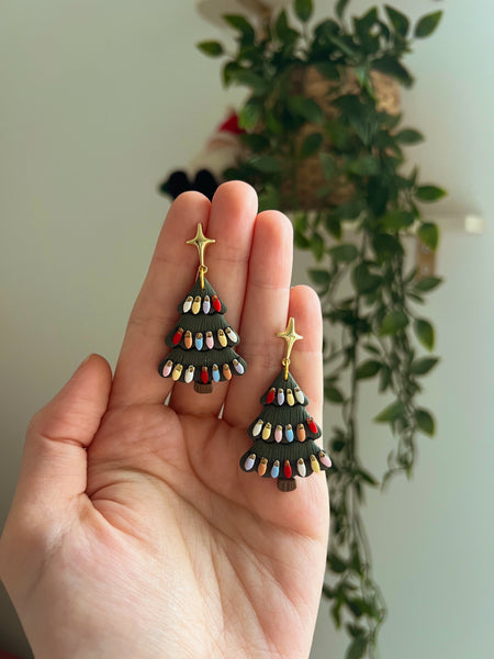 Festive Tree Earrings