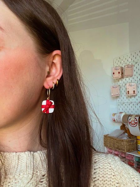 Present Hoop Earrings