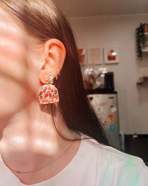 Spring Cherry Earrings